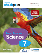 Cambridge Checkpoint Lower Secondary Science (Third edition) (Hodder) textbook cover