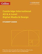 Cambridge International AS & A Level Digital Media and Design front cover (Collins)