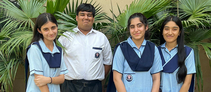 team of four students at Bloomfield Hall School in Pakistan won the first Sustainability Award